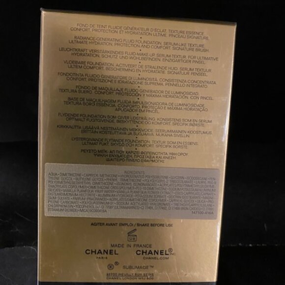 Chanel Sublimage L'Essence de teint- Serum Foundation in B40 - Picture 2 of 2